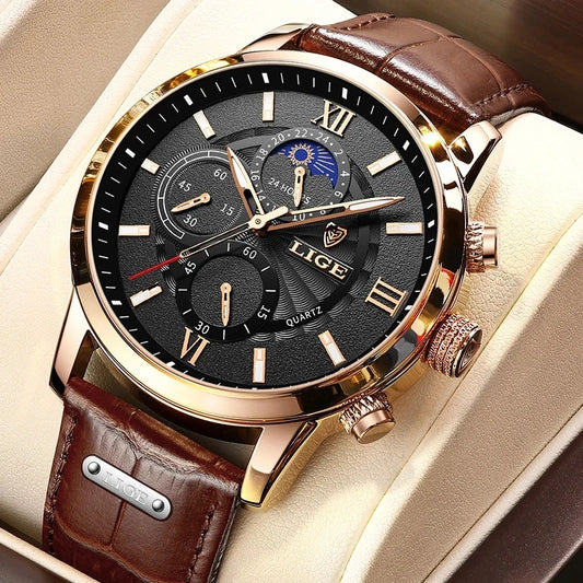 Monarch LIGE Imperium Chrono – Leather Moonphase Edition