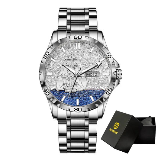 GLENAW Royal Nautilus - Skeleton Automatic Watch