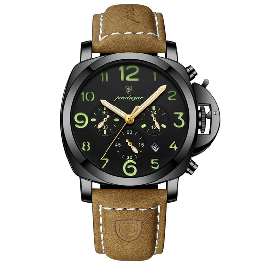 Imperial Chrono Leather Watch