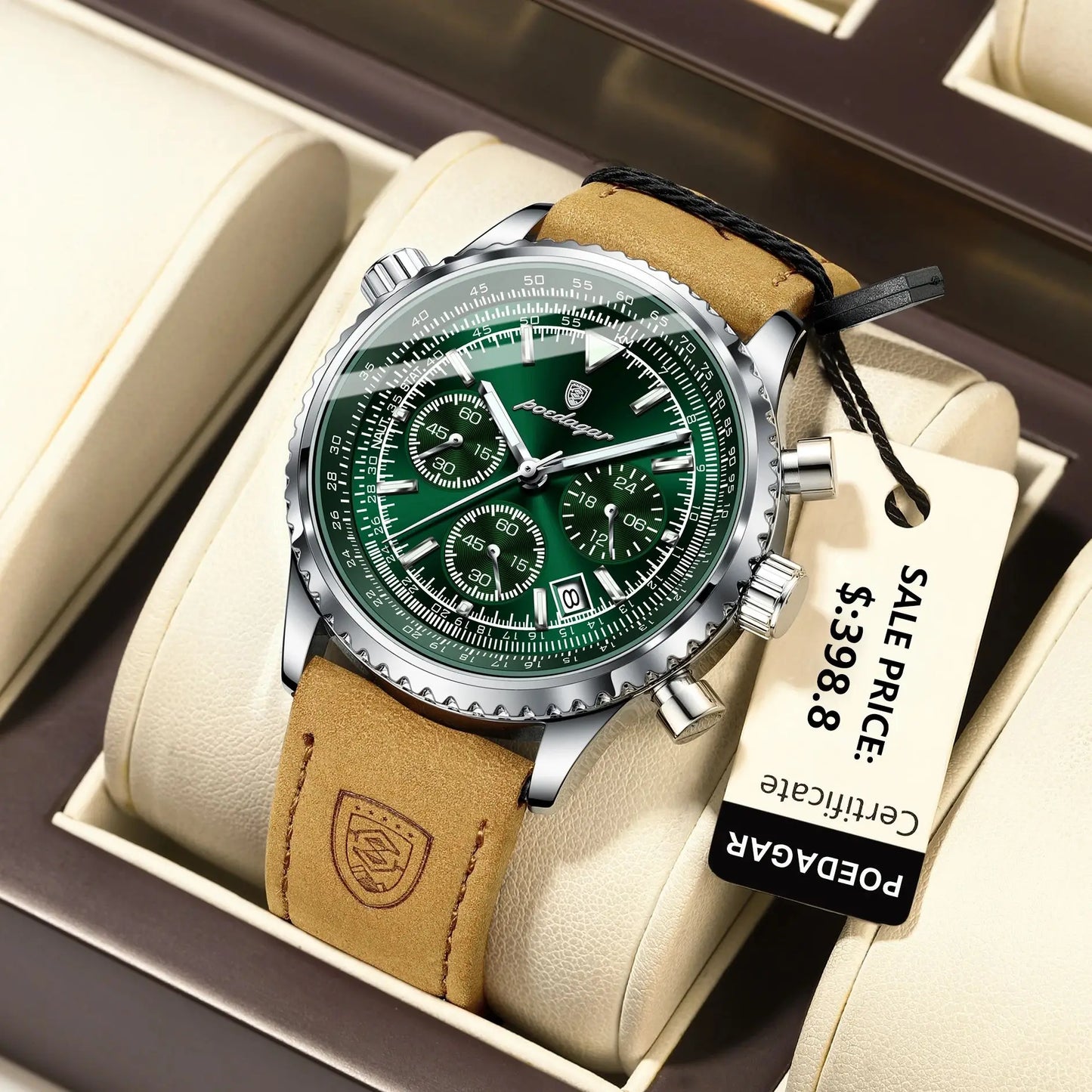 Monarch Heritage Falcon – Chrono Leather Edition